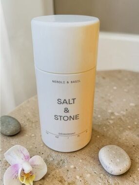 Salt & Stone Neroli & Basil Deodorant Stick - White